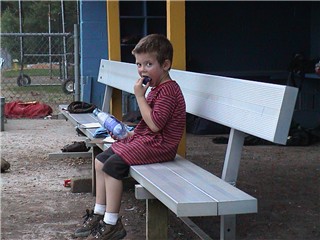 Prange says I can play when my feet touch the ground.