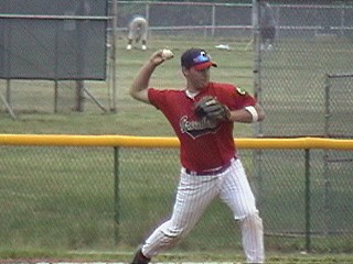 Ant Russell starts a DP throw