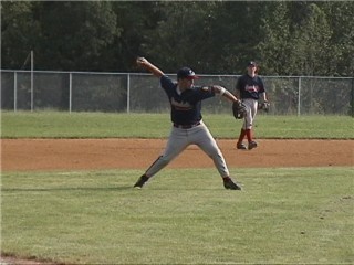 Ant Russell gets the out easily as usual