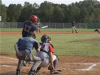 Ant Russell powers one up the gut too.