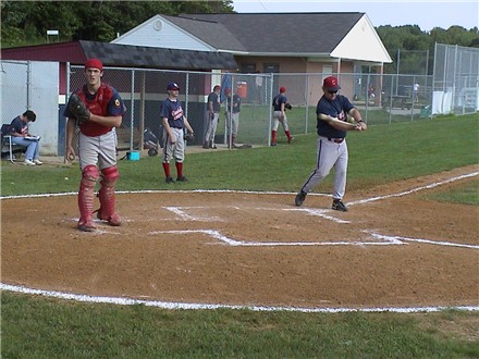 Pre-game fun with Coach Prange