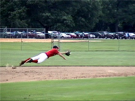 Joe Palumbo goes into the air
