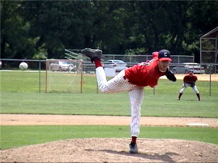 Dan Nicol pitches a strong game