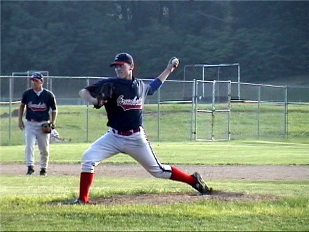 Matt Wenzel pitches a great game