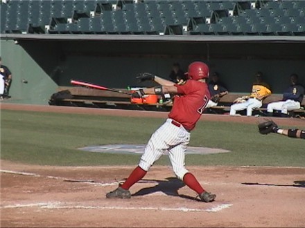 Greg Lynch doubles to center to drive in some more runs