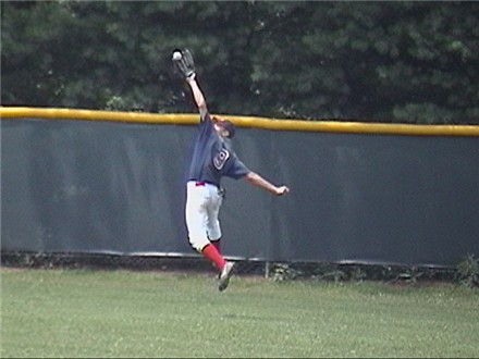 Nick Jowers goes up for one