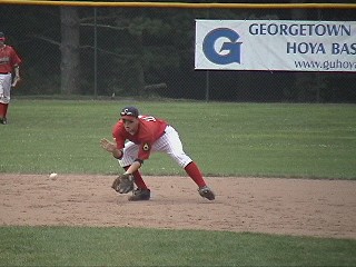 Sure hands Joe Palumbo at short