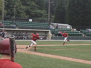 Then Jonathan Lappin scores run #1